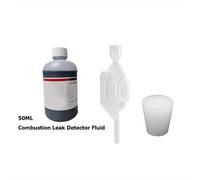 TEMU 1pc Kit de prueba de fugas de de PVC, sin carga, detector de de cabeza soplada, 50ml de para 25 pruebas, compatible con vehículos de /diésel