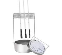 TEMU 1pc Lavador Portátil de Pinceles para Artistas, Limpiador de Pinceles con Depósito de , Pantalla Extraíble y Soporte para Pinceles