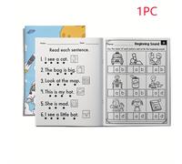 TEMU 1pc Libro Educativo de Actividades para Aprender Palabras: Mejora la Capacidad de Aprendizaje con Letras