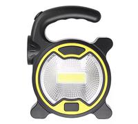 TEMU 1pc Linterna LED COB con Batería AA, Foco de Inundación + Luz Lateral, Mini Luz COB Portátil, Luz de Trabajo Sin Batería