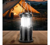 TEMU 1pc Linterna LED Portátil Grande o Pequeña - Linterna Plegable con Luz , Luz Nocturna Vintage para Exteriores, de Luz, Camping, Caza, Emergencias - Pilas AA No Incluidas (Compatible con AA)