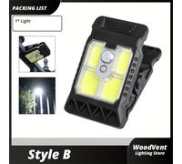 TEMU 1pc Luces solares para exteriores con sensores de movimiento . luces LED portátiles con clip para jardín son adecuadas para varios como , camping, pesca y alumbrado . Disponibles en diferentes.