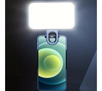TEMU 1pc Luz de Relleno Portátil Mini con Clip para Computadora - Luz LED para Fotografía de Teléfonos Móviles - y Ángulo Ajustables para Selfies y Videos Perfectos
