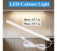 TEMU 1pc Luz LED Magnética para Gabinete, Luz de Lectura LED Ojo Amigable, Luz de Pared con de Botón USB, Luz de Noche para Cama con de Ajustable, Luz USB para Cocina/Gabinete/Escritorio de Dormitorio