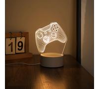TEMU 1pc Luz Nocturna 3D de Luz , Serie de Controladores de Juegos con Luz , Lámpara de Escritorio LED con USB, Ideal para Lámpara de Noche en Dormitorio, Luz , Regalo de Luz Nocturna