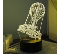 TEMU 1pc Luz Nocturna de Aerostático en 3D con Control Táctil y Alimentación por USB - Degradado de , Decoración para Escritorio de Dormitorio, Sala de Juegos o Festivo, Regalo para Familiares y