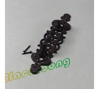 TEMU 1pc Manija de Fundido Europeo Vintage - Pestillo de Puerta de Metal Resistente con Diseño Floral Intrincado, Tornillos de Montaje, para Decoración de Jardín y Hogar