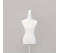 TEMU 1pc Maniquí femenino ajustable torso forma de vestido con cubierta de tela de lino y soporte de para diseño de moda y exhibición, disponible , , negro, multicolor, , verde