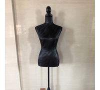 TEMU 1pc Maniquí para hombre adulto, maniquí de espuma de media , se puede insertar agujas, maniquí de exhibición de cuerpo de media de tela , soporte para maniquí