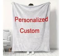 TEMU 1pc Manta de Vellón con Foto Personalizada - y para Todas , Ideal para Cama, Sofá, Camping y Viajes - Regalo de San Valentín para Chicas, , Adultos - Estilo Contemporáneo en , Ropa de Cama Cómoda