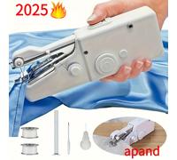 TEMU 1pc Máquina de Coser Portable, Mini Eléctrica RotaVelo para Uso y Viajes - Ideal Para Principiantes en Proyectos DIY. Diseño con e Ingeniería