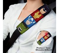 TEMU 1pc Marvel Avengers: de para Cinturón de Seguridad con Temática de de Héroes, Tela y Cómoda, Resistente al por , Adecuada para Coches y Mochilas
