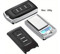 TEMU 1pc Mini Báscula Electrónica LCD Retroiluminada 3.53Oz 0.01G/7.05Oz 0.01G Mini Báscula Electrónica de Precisión Portátil con Botones para Joyería, Oro, Plata Sterling, Hierbas