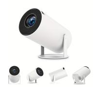 TEMU 1pc Mini Proyector Portátil Pro+, 720P HD, Soporte 4K | 11, 400ANSI, WiFi 6 & BT 5.4, Corrección Automática de Keystone, Rotación de 270°, Para Cine en Casa, Oficina, Gaming, Teléfono & PC