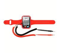 TEMU 1pc mini pulsera portátil con multímetro digital para DCV, ACV, resistencia y , compacto y portátil