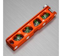 TEMU 1pc Mini Regla de Nivelación de Precisión, con Regla Magnética para Tuberías para Nivelar, Marcar y Cortar