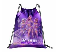 TEMU 1pc Mochila con K-pop y Gráficos de Miembros - Oxford Softshell Duradero con Diseño de Pop Coreana, Lavable a Máquina, para Fans de K-Drama (Multicolor)