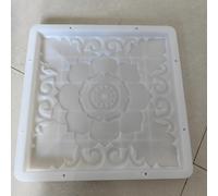 TEMU 1pc Molde de ladrillo de cemento de loto - Molde de baldosa de suelo de cemento de jardín Molde de baldosa de suelo de plástico