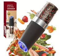 TEMU 1pc Molinillo eléctrico de , molinillo de especias, grosor ajustable, funciona con pilas, funcionamiento automático con una sola , utensilios de cocina, regalos de Navidad