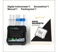 TEMU 1pc Nivel Digital 4*90°, Medidor de Ángulo 360°, Inclinómetro Digital Mini con Base Magnética, Transportador Universal Electrónico sinterklaas