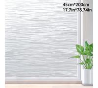 TEMU 1pc Nordic Line Pattern Película de Ventana Electroestática sin Pegamento, Película de Vidrio, Pegatina de Ventana, Decoración para Dormitorio, , Hogar