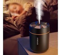 TEMU 1pc Nueva Máquina de Aromaterapia Mini de 180ml con Humidificador USB, Luz Nocturna Degradada en Colores, Adecuada para Coche Dormitorio Oficina , Sin Batería Necesaria, USB