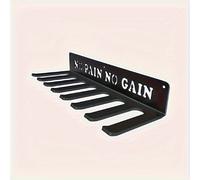 TEMU 1pc Organizador de Pared con 8 Ganchos para Bandas de Resistencia, Cuerdas de y Correas de Levantamiento - Práctica de Almacenaje Multifuncional para Equipo de Gimnasio