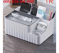 TEMU 1pc Organizador Versátil de Tocador - Estuche para Cosméticos y Portapañuelos, Almacenamiento Multifuncional para Controles Remotos y Objetos Varios, Ideal para Dormitorio, Baño, Oficina y