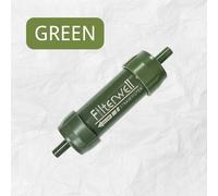 TEMU 1pc/Pajilla Purificadora de Agua para Exteriores/Blanca y Verde/ y Fácil de Llevar/Camping al / en la