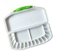 TEMU 1pc Paleta de acuarela plegable práctica profesional, a prueba de fugas y , material para pintar con pintura al óleo