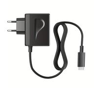 TEMU 1pc para Nintendo Switch Cargador Rápido, de Carga 1-2 Horas, Compatible con Switch Lite/LOED/Switch Base Carga Rápida, de Cable 1.5m/Puerto TYPE-C/Negro - Enchufe Estándar Europeo