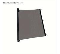 TEMU 1pc Parasol Transparente para Autobuses, Camiones y SUVs - Película PVC Retráctil con , Aislamiento Térmico para Parabrisas Delantero