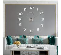 TEMU 1pc Pegatina de Reloj de Pared Acrílico , Reloj Decorativo Silencioso a Pilas para y Dormitorio, Estilo Europeo para Decoración del Hogar DIY, No Pilas