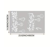 TEMU 1pc Pegatinas Estáticas para Ventanas Compatibles con Navidad - Película de PVC con Campanas, , de Pino, Bastones de Caramelo y Adornos - Adhesión Estática (Sin ) para Puertas de Vidrio, Espejos