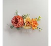 TEMU 1pc Peine Deslizante Bohemia Realista - Accesorio de Pelo de Tela para , Damas de Honor, Prom, Quinceañera, Mujeres - Ideal para Festival de /Día de San Valentín/Día de la /Graduación