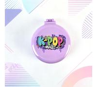 TEMU 1pc/Peine Plegable con Espejo Estampado K-pop, Peine Mini Portátil con Cojín, Ideal para Viajes y Regalos