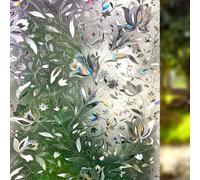 TEMU 1pc Película de ventana electrostática con de , película de vidrio sin adhesivo, pegatina de ventana, decoración para dormitorio, , oficina, hogar