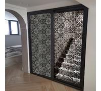 TEMU 1pc Película Electrostática Creativa para Ventanas de Vidrio - Transparente, Pegatina Decorativa Impermeable con Diseño de