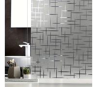 TEMU 1pc Película Electrostática Reutilizable para Ventanas de Vidrio - Translúcida, Adhesivo de Privacidad para Decoración de Oficina y Baño, Protección Isolación Térmica