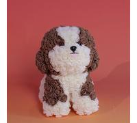 TEMU 1pc Perro - 30Cm/11.81Inch, un Cachorro Compuesto de Rosas, Adecuado para Regalos de , Regalos de Confesión, Aniversarios de , y Decoraciones de de Fiestas