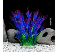 TEMU 1pc - Plantas Acuáticas Artificiales Simuladas, Decoración para Paisajes de Acuarios, Plástico Duradero, Ideal para Crear un Natural en Acuarios