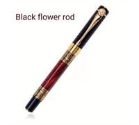 TEMU 1pc Pluma de de Tinta de Pelo de Lobo Elegante con Mango de Calabaza, Herramienta de Escritura de Belleza de Uso Dual, de Agua de Grifo con Varilla de Metal, Tinta No Incluida