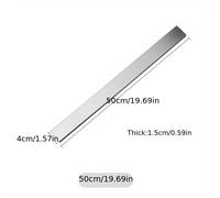 TEMU 1pc, Potente soporte magnético de acero inoxidable 304 para cuchillos de cocina - Barra magnética creativa para almacenamiento en la pared - Suministro para a