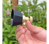 TEMU 1pc ProGarden Boquilla de niebla ajustable de presión, cabeza de aspersor de manguera de jardín metálica para riego de césped y jardín
