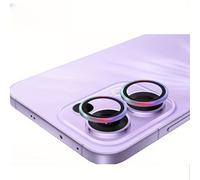 TEMU 1pc Protector de Lente Ojo de Águila para OPPO Reno 13/13Pro/13F 5G, Fácil de Instalar con Función de Encaje Rápido y Localizador - /Plateado / Colorido