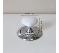 TEMU 1pc Pulsador de inodoro de colorido, botón para el del baño, botón de amor de moda