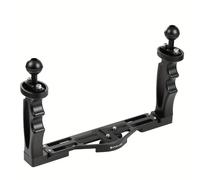 TEMU 1pc PULUZ Aleación de Aluminio con Dos de la bandeja Estabilizador para Cámara de Subacuática, de Soporte Profesional para Estabilidad