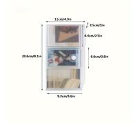 TEMU 1pc PVC 240-Bolsillos Álbum de Fotos Polaroid Transparente - Gran Capacidad Almacenamiento Duradero para Recuerdos, Entradas , Postales y Objetos de Colección