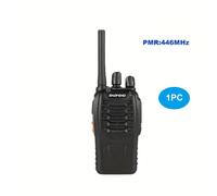 TEMU 1pc Radio Portátil Bidireccional PMR446MHz, Con Indicadores LED Y Antena Integrada, Cargador USB, Ideal Para Senderismo, Ciclismo y Camping