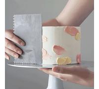 TEMU 1pc, Raspador de acero inoxidable, Alisador de 4 lados, Herramientas de horneado, Gadgets de cocina, Accesorios de cocina